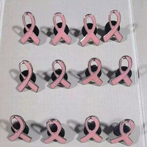 36 Pins Pink Ribbon Breast Cancer Awareness Tac Pin